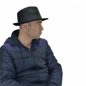 Fötr Fedora Şapka Panama Kasket Siyah - 1