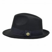 Fötr Fedora Şapka Panama Kasket Siyah - 3