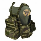 Multifonksiyonel Cordura Askeri Taktik Yelek Haki Kamuflaj - 4