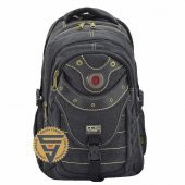 Ççs 51405 Su Geçirmez Kanvas Sırt Çantası Siyah thumbnail 1