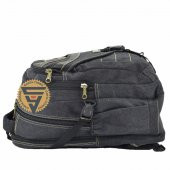 Ççs 51405 Su Geçirmez Kanvas Sırt Çantası Siyah thumbnail 5