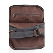 Ççs 31357 Kanvas Postacı Askılı Omuz Çantası Siyah thumbnail 5