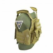 Ak47 Cordura Askeri Taktik Yelek Bej - 4
