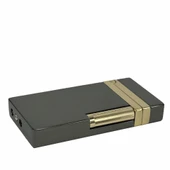Dupont Tarz Yandan Çarklı Metal Çakmak Siyah - 4