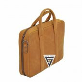 Hakiki Deri Evrak ve Laptop Organizer Çanta 13 İnç Taba - 5
