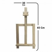 Orta Boy Ahşap Masaüstü Stand Şovale 65 Cm - 3