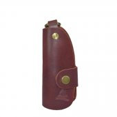 Hakiki Deri Slim Anahtarlık Bordo - 4
