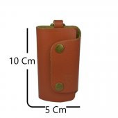 Hakiki Deri Tasarım Anahtarlık Taba - 3