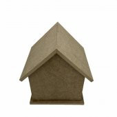 Dörtlü Orta Boy Ahşap Kuş Yuvası 15x16 Cm - 5