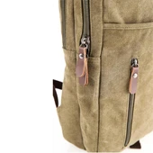 ÇÇS 51399 Kanvas Sırt Çantası Yeşil thumbnail 4