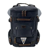 Ççs London 51564 Kanvas Seyahat Sırt Çantası Siyah thumbnail 6