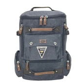 Ççs London 51564 Kanvas Seyahat Sırt Çantası Siyah thumbnail 1