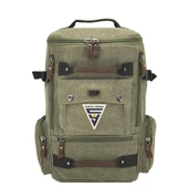 Ççs London 51564 Kanvas Seyahat Sırt Çantası Yeşil thumbnail 1