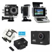 Aksiyon Kamera Wi-Fi 4K Ultra HD 170 Derece 32 Gb - 3