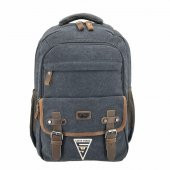Ççs London 51567 Kanvas Laptop Bölmeli Sırt Çantası Siyah - 1
