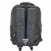 Ççs London 51567 Kanvas Laptop Bölmeli Sırt Çantası Siyah - 4