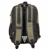 Ççs London 51567 Kanvas Laptop Bölmeli Sırt Çantası Yeşil - 3