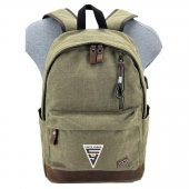 Ççs London 51568 Kanvas Usb Sırt Çantası Yeşil thumbnail 4