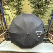 April A-228G Elite Deri Baston Sap Otomatik Şemsiye Siyah thumbnail 6