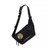 Ççs Su geçirmez Kullanışlı Bodybag Kapaklı Bel Çantası Siyah thumbnail 4