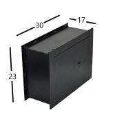 Gömme Duvar İçi Ev Ofis Kasası Çelik Kasa 30 Cm - 6