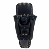 Hakiki Deri CA217 Elektrikçi Teknisyen Bel Çantası Siyah thumbnail 5