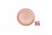 Porland Lina Turuncu Tabak 12 cm 6lı 04FIA002587 - 1
