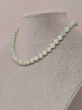 Larimar Taşı Faset Kesim Kolye 8mm (Sabit Klipsli) thumbnail 1