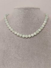 Larimar Taşı Faset Kesim Kolye 8mm (Sabit Klipsli) thumbnail 3