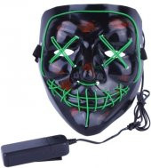 Halloween Maske Neon Yeşil Işıklı - 2