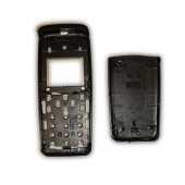 Nokia 1110i Kapak Nokia 1112 uyumlu Siyah Kapak ön Kapak Arka Kapak Tuş Takımı - 2