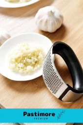 Yeni Nesil Paslanmaz Çelik Pratik Mutfak Sarımsak Rendesi Kolay Kullanımlı Gondol Sarımsak Ezici - 3