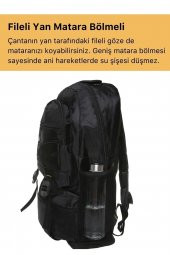 Ortopedik Konfor Modeli Büyük Boy Çok Gözlü Seyahat Spor Dağcı Kamp Bölmeli Outdoor Sırt Çantası - 6
