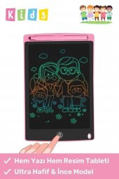 Lcd Ekranlı Kalemli Dijital Çizim Tableti Yazı Tahtası Boyama Resim Için Akıllı Çocuk Tablet 8,5 Inç - 1