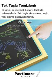 Lcd Ekranlı Kalemli Dijital Çizim Tableti Yazı Tahtası Boyama Resim Için Akıllı Çocuk Tablet 8,5 Inç - 8