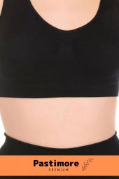 Özel Üretim Push Up Destekli Esnek Kumaş Pedli Kalın Geniş Askılı Kadın Büstiyer - 3