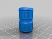 Sci-Fi Depolama Tankları, Büyük (Scatter Terrain, 3 Tip) Plastik Aparat - 2