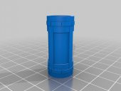 Sci-Fi Depolama Tankları, Büyük (Scatter Terrain, 3 Tip) Plastik Aparat - 3