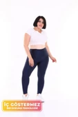 Yeni Konfor Modeli Yüksek Bel Toparlayıcı Sıkılaştırıcı Korse Push Up Özellikli İthal Dalgıç Tayt - 1