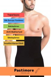 Özel Üretim Göbek Düzleştirici Toparlayıcı Sıkılaştırıcı Bel İnceltici Erkek Duble Boxer Korse - 2