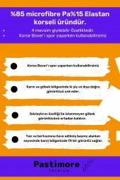 Özel Üretim Göbek Düzleştirici Toparlayıcı Sıkılaştırıcı Bel İnceltici Erkek Duble Boxer Korse - 4