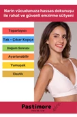 Özel Üretim Mammabra Yumuşak Toparlayıcı Tam Kalıp Beatris Pembe Pamuklu Emzirme Sütyeni - 2