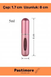 Parfüm Şişesinden Doldurulabilir Taşınabilir Çanta Içi Mini Cep Parfüm Şişesi 5 ml x 3 Adet - 3