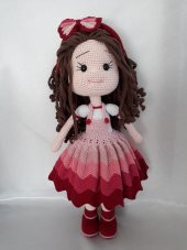 Gizem Bebek Amigurumi Organik Oyuncak - 7