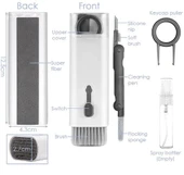 Çok Fonksiyonlu 7 Parça Airpods Klavye Ekran Kulaklık Temizleme Kiti - 2