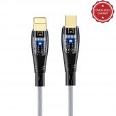 ScHitec 6A 20W Type-C to Lightning 1Metre Hızlı Data ve Şarj Kablosu Beyaz Ömür Boyu Garanti YK255B - 1