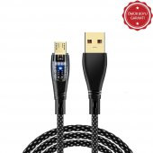 ScHitec 6A 120W UsbA to Micro 1Metre Hızlı Data ve Şarj Kablosu Siyah Ömür Boyu Garanti YK232S - 1
