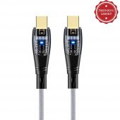 ScHitec 6A 60W Type-C to Type-C 1Metre Hızlı Data ve Şarj Kablosu Beyaz Ömür Boyu Garanti YK250S - 1
