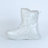 Moda Ayakkabı 9075 Beyaz Kız Çocuk Bot Ayakkabı thumbnail 3