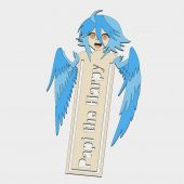 Harpy Papi - Kitap İşareti - Canavar Musume Plastik Aparat - 3